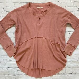 We The Free Monterey Pieced Waffle Thermal Top Rosie